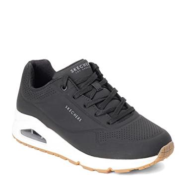 Imagem de Skechers Tênis feminino Uno Stand on Air, Preto/branco, 7 Wide