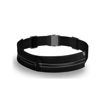 Imagem de Cinto de corrida para homens e mulheres – bolsa de corrida segura para celular, chaves e itens essenciais – pacotes de cintura de corrida para todos os telefones celulares (preto)