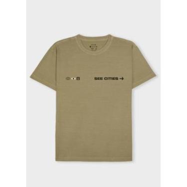 Imagem de T-shirt stone see cities as ecósystems OSKLEN-Masculino