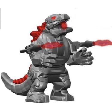 Imagem de Boneco Big Godzilla Fire Gun Grande Blocos De Montar
