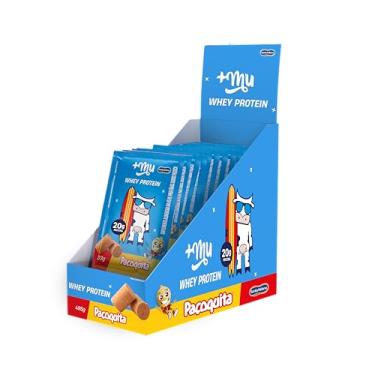 Imagem de +Mu Whey Concentrado Sabor Paçoquita - 15 sachês