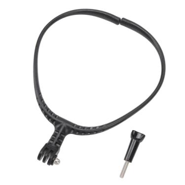 Imagem de Akozon Suporte para Suporte de Pescoço para Câmera de Ação - Vlog Extensível Em ABS Mãos-livres e Alça de Pescoço para Selfies para Câmeras de Ação - Ideal para Ciclismo, Caminhada e Transmissão Ao
