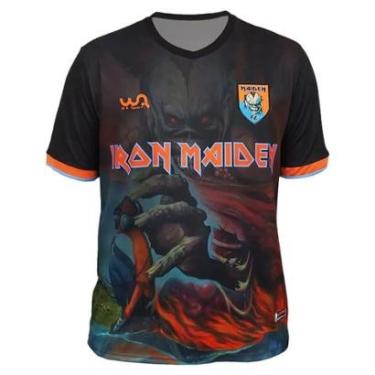 Imagem de Camiseta Wa Sport Masculino Iron Maiden Futebol Manga Curta-Masculino