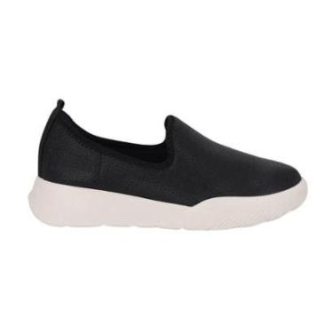 Imagem de Tênis Feminino Piccadilly 949017-23 Fascite Anabela Preto-Feminino