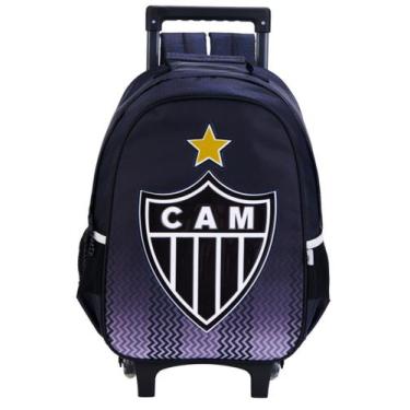 Imagem de Mochila Rodas Costas Futebol Atlético Mineiro 16578 Original