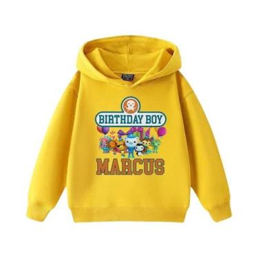 Imagem de Moletom Com Capuz Estampado Para Meninos E Meninas, Moletom Infantil D