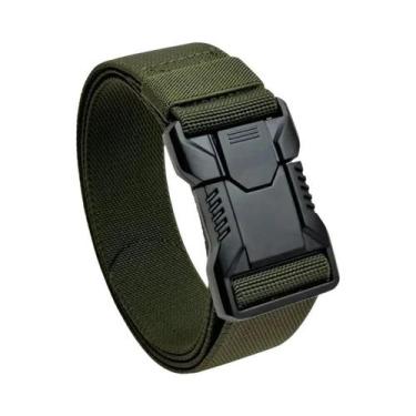 Imagem de Cinto Tático De Treinamento Em Nylon Com Tecido Elástico, Fivela Plást