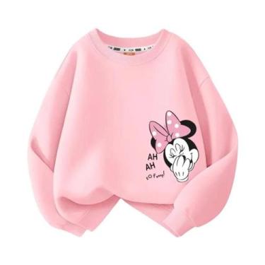 Imagem de Camiseta De Manga Comprida Disney Minnie Para Bebês, Meninos E Meninas