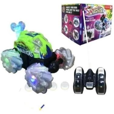 Imagem de Brinquedo carro de controle remoto com luzes e gira 360 - Art Bink