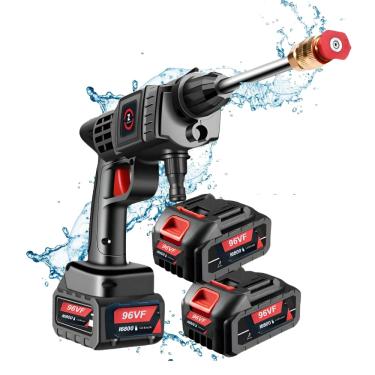 Imagem de Lavadora de Alta Pressão Portátil Sem Fio – Bateria de Lítio 48V, 32 Bar, Limpeza Automotiva e Residencial,Carro,Quintal e Jardim Motos e Calçadas -Compacta, Multiuso e Fácil de Transportar.