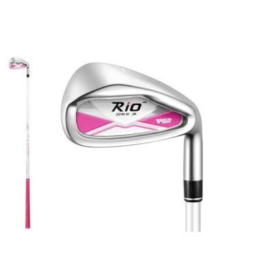 Imagem de Taco de Golfe Infantil Ferro Ferro Meninas Grau #7#S Sand Wedges Iron Club Rod Boy's Beginner Teenage Practice Rod (Rosa, #7, Idade 6-8)