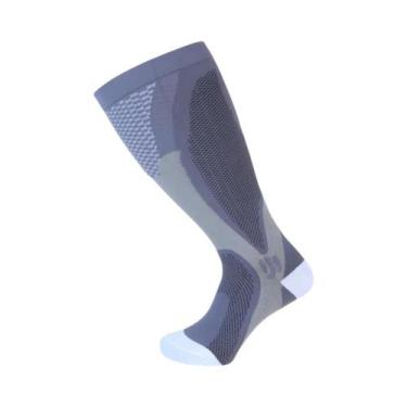 Imagem de Meias De Compressão plus Size Para Panturrilhas Largas 3XL-7XL 15-20mm