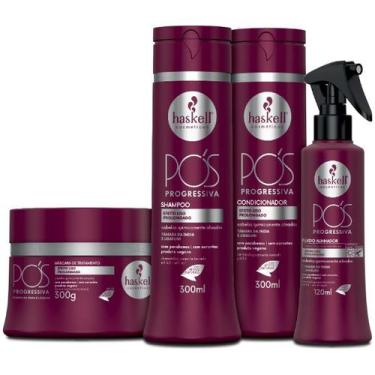 Imagem de Kit Haskell Pós Progressiva 300gr Haskell  Cuidado Diário para Cabelos