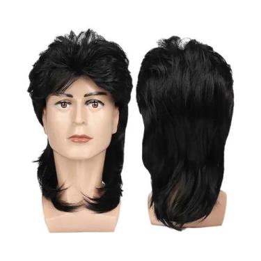 Imagem de Perucas Mullet Masculinas Em 8 Estilos Para Fantasias Dos Anos 70 E 80