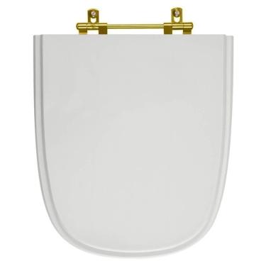 Imagem de Assento Sanitário Poliéster Ibiza Cinza Platina Para Vaso