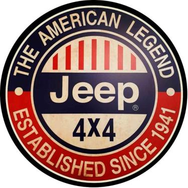 Imagem de Capa De Estepe Personalizada Exclusiva Jeep Vintage