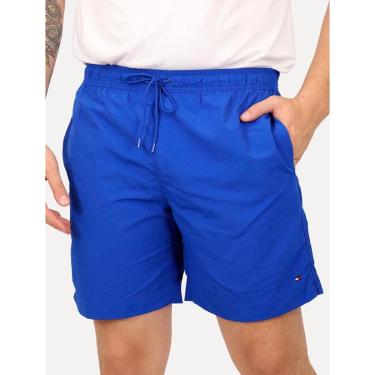 Imagem de Short Tommy Hilfiger Masculino Regular Fit Long Drawstring Azul Royal-Masculino