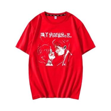 Imagem de Camisetas Para Casal Emo 100% Algodão My Chemical Romance Mcr Dead Sty