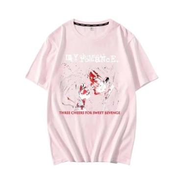 Imagem de Camisetas Para Casal Emo 100% Algodão My Chemical Romance Mcr Dead Sty