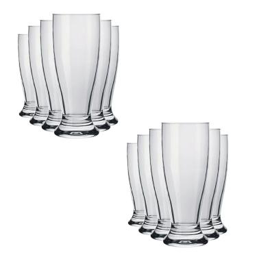 Imagem de Copo para Cerveja Munich Vidro 200ml 12 Unidades - Nadir 7109