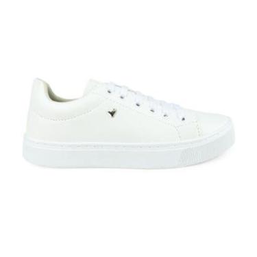 Imagem de Tenis Casual Feminino Coracao Leruchel Confortavel Branco-Feminino