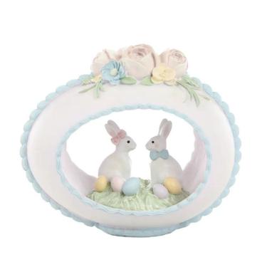 Imagem de Coelho De Pascoa Realeza Ovo De Pascoa Casal Cute Family 1Un