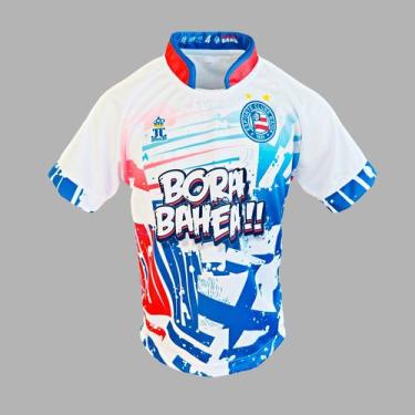 Imagem de Camisa  Camiseta Infantil do EC Bahia Bora Bahea Produto Oficial, 6 an