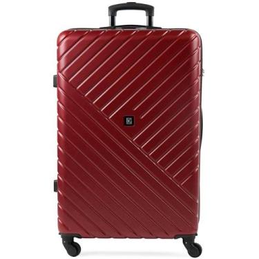 Imagem de Mala Média 23 kg ABS 4 Rodas 26" Detroit Vermelha - Bagaggio, M, Verme