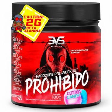 Imagem de Pré Treino Prohibido 180g 3VS Original para Energia e Desempenho Máxim