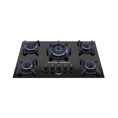 Imagem de Cooktop 5 Bocas a Gás Itatiaia Itaplus com Tripla Chama e Acendimento Automático Cor Preto Bivolt