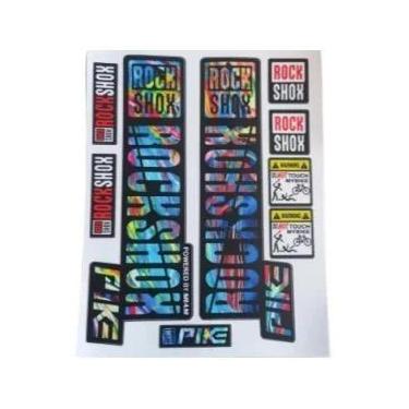 Imagem de Conjunto De Adesivos Para Garfo De Bicicleta De Montanha À Prova d'Águ