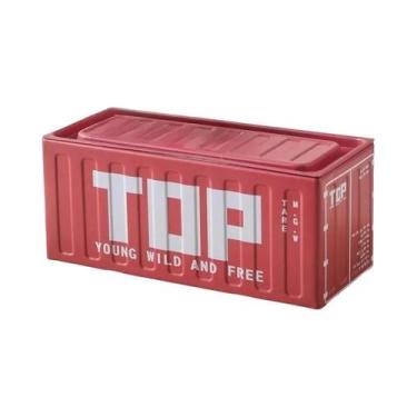 Imagem de Container De Armazenamento Compacto De Metal, Organizador De Mesa, Tub