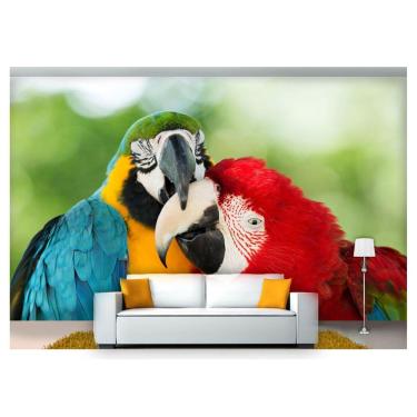 Imagem de Papel De Parede Animais Casal De Araras  Anm129