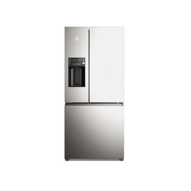 Imagem de Geladeira Electrolux Frost Free Inverter 540L Dispenser Água e Gelo 3 Portas Cor Inox Look (IM8IS)