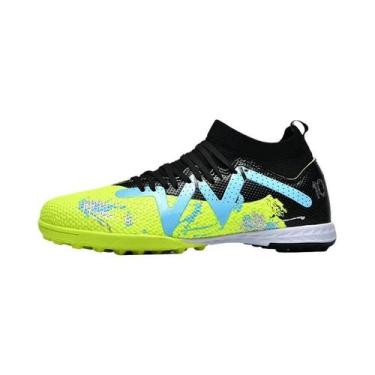 Imagem de Chuteiras Unissex Modernas De Cano Alto Em Quatro Cores Com Travas TF 