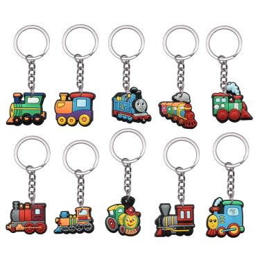 Imagem de Chaveiro Thomas and Friends Porta-chaves de PVC Cartoon Train