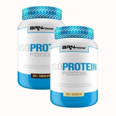 Imagem de Kit 2x Whey Iso Protein Foods 2kg - BRNFOODS-Unissex