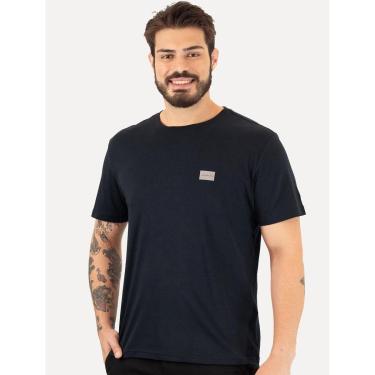 Imagem de Camiseta Calvin Klein Jeans Masculina Light Square Azul Marinho-Masculino