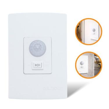 Imagem de Sensor Presença E Movimento C/ Interruptor 6 Em 1 Automático Fotocélul