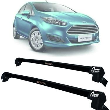 Imagem de Rack Teto Aluminio Prime Ford New Fiesta 13-19 Preto PR159