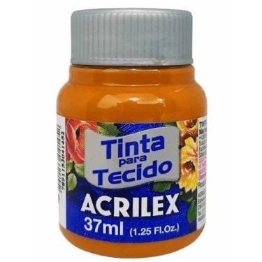 Imagem de Tinta De Tecido 37ml Acrilex Siena Natural 539 Tinta De Tecido 37ml Ac