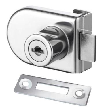 Imagem de Fechadura Plus Simples P/ Porta de Vitrini Cristaleira Rack 01.34.002 