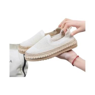 Imagem de Sapatos Casuais Femininos De Verão Em Malha Respirável, Sola Plana, Es