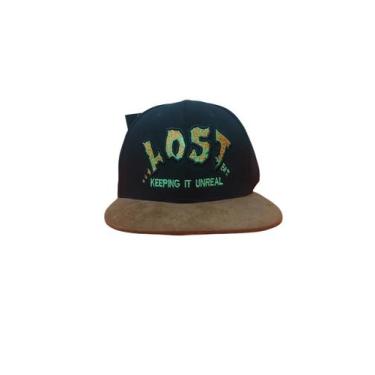 Imagem de Boné Lost MCD Aba Reta Snapback Estilo Streetwear, Lost Keep