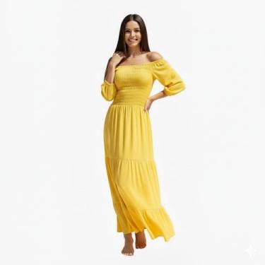 Imagem de Vestido Longo Laxtex Pré wedding Festas de Final de Ano - Cintra Vest,