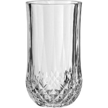 Imagem de JOGO 6 COPOS ÁGUA DRINK ALTO HOME&CO VIDRO 320ml 13x7x7cm TRANSPARENTE