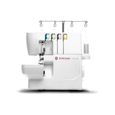 Imagem de Máquina De Costura Overlock Singer Overlock S0105 Portátil - Branco 220v