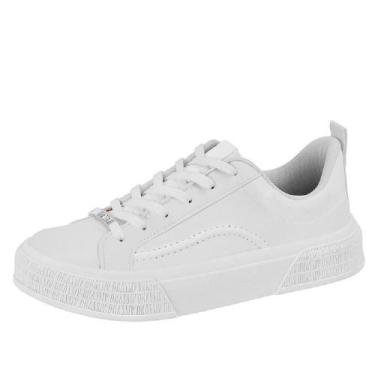 Imagem de Tenis Vizzano Plataforma Flat Clean REF:1477.101, Branco, 38