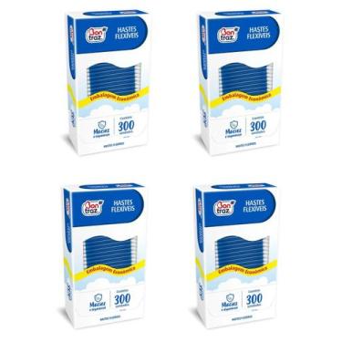 Imagem de HASTES FLEXÍVEIS BON TRAZ COM 300UN - KIT C/4 = 1.200un