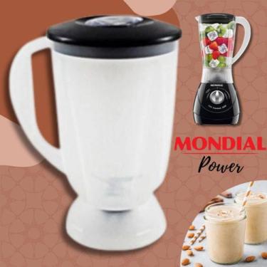 Imagem de Copo para Liquidificador mondial power/dinâmico/ line tampa Preta tran